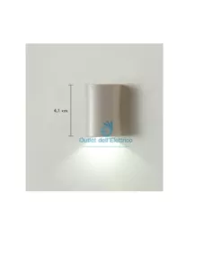 Applique murale Exenia 301605040 Olivia, émission LED simple, blanc 3000K, 3 x 2 W, IP40